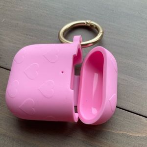 Stoney Clover Lane by Target airpod case, pink hearts NWOT perfect condition